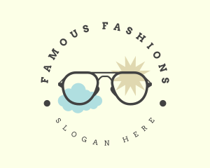 Beach Fashion Sunglass logo design