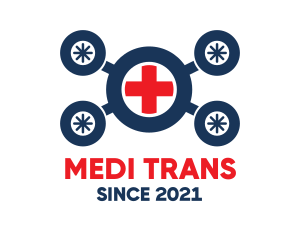 Medical Ambulance Drone logo design