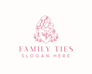 Floral Postpartum Mother logo design