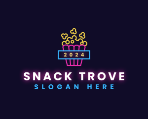Snack Cinema Popcorn logo