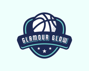 Basketball Sport League  Logo