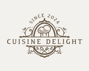 Gourmet Cuisine Restaurant logo design