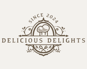 Gourmet Cuisine Restaurant logo design