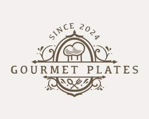 Gourmet Cuisine Restaurant logo design