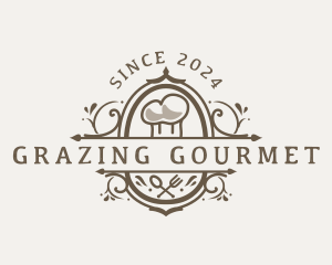 Gourmet Cuisine Restaurant logo design