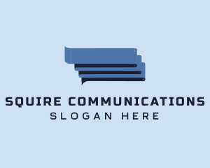 Social Speech Bubble logo design