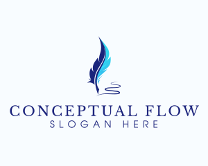 Pen Quill Feather  logo