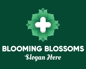 Green Flower Medical Pharmacy logo design