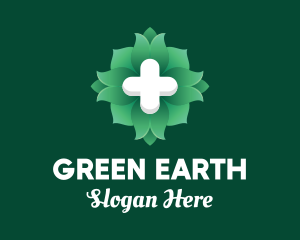 Green Flower Medical Pharmacy logo design