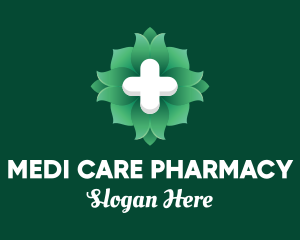 Green Flower Medical Pharmacy logo design