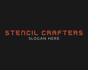 Stencil Tech Brand logo design