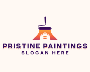 Paint House Renovation logo design