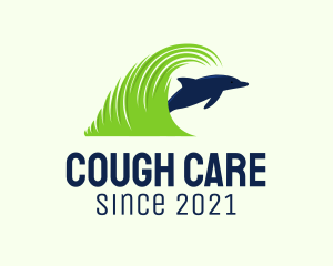 Dolphin Lawn Care  logo design