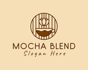 Flower Tea Cafe logo design