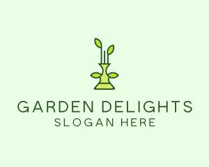 Gardening Plant Vase logo design