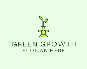 Gardening Plant Vase logo design