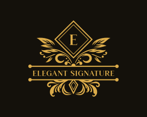 Floral Elegant Boutique logo design