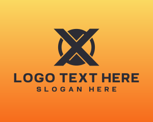 Technology Software Letter X logo design