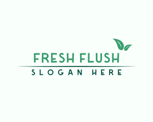 Healthy Organic Leaves logo design