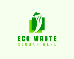 Trash Disposal Sanitation logo design