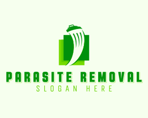 Trash Disposal Sanitation logo design