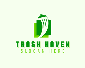 Trash Disposal Sanitation logo design