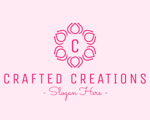 Flower Wreath Wedding Planner logo design