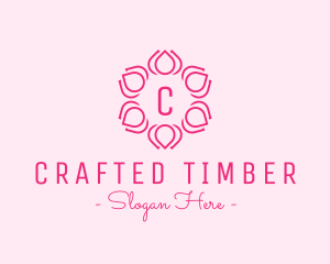 Flower Wreath Wedding Planner logo design