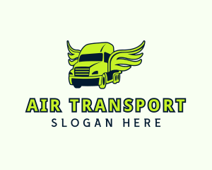 Cargo Truck Wings logo design