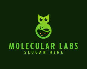 Owl Chemical Lab  logo design