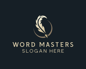 Crescent Feather Calligraphy logo