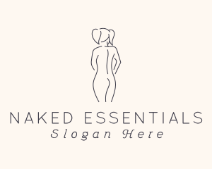 Nude Sexy Lady  logo design