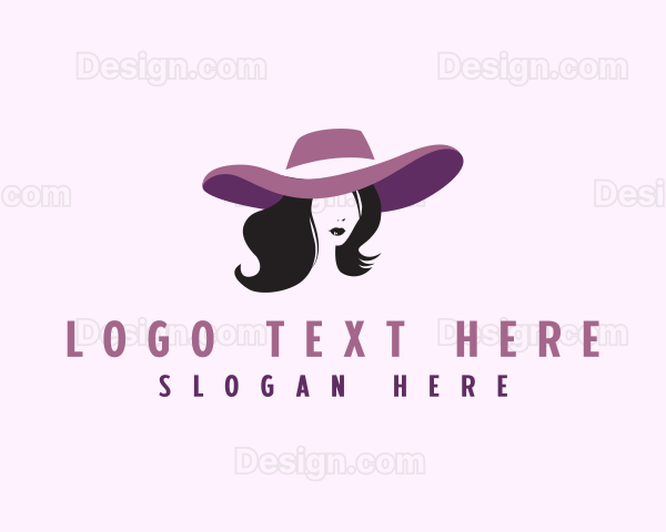 Fashion Hat Woman Logo