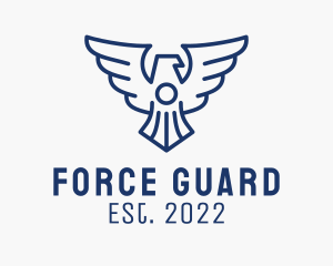 Blue Eagle Security  logo design