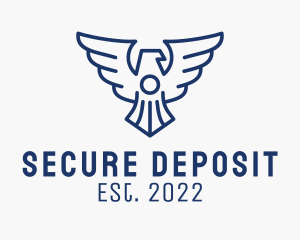 Blue Eagle Security  logo design