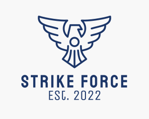 Blue Eagle Security  logo design