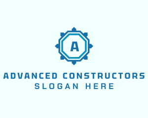 Hexagon Construction Realty logo design