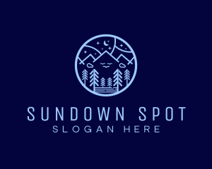 Night Forest Mountain logo