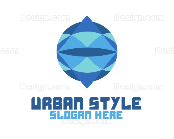 Crystal Circle Globe Logo