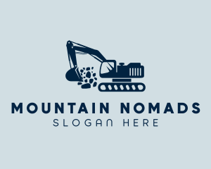 Industrial Contractor Excavator logo design