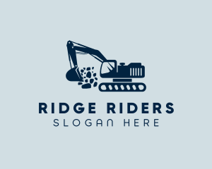 Industrial Contractor Excavator logo design