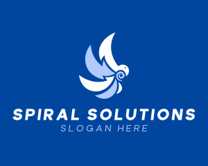 Spiral Bird Aviary logo design