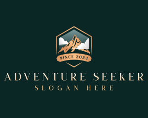 Mountain Climbing Adventure logo design