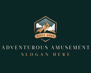 Mountain Climbing Adventure logo design