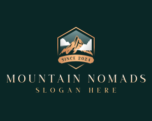 Mountain Climbing Adventure logo design