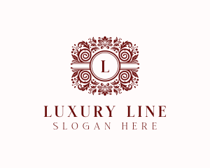 Feminine Luxury Florist logo design