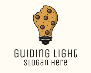 Cookie Bulb Baking Ideas logo design