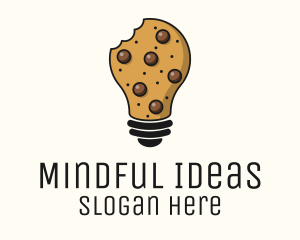 Cookie Bulb Baking Ideas logo design