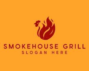 Fire Chicken Barbecue logo