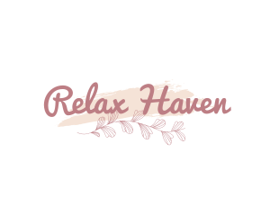 Natural Beauty Relaxation Spa logo design